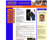 Tablet Screenshot of infotechcomms.net